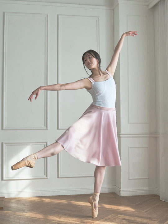 circular skirt / pink