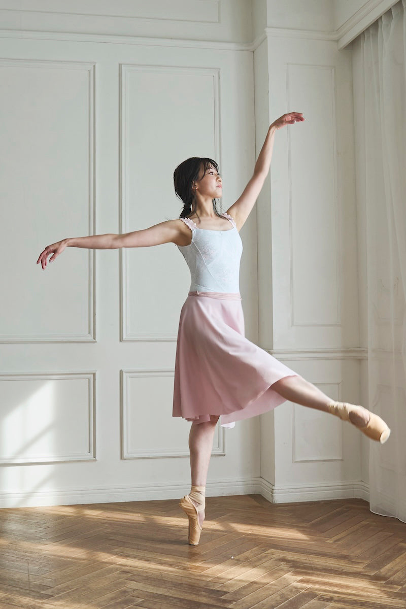 circular skirt / pink