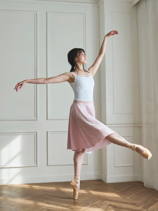 circular skirt / pink