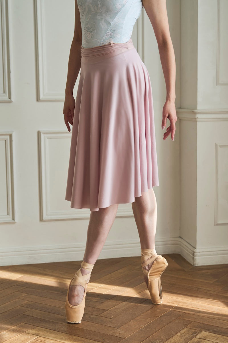 circular skirt / pink