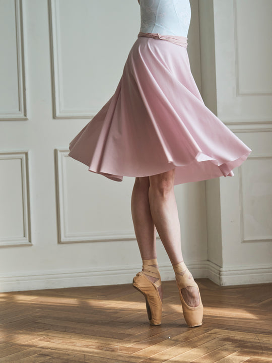 circular skirt / pink