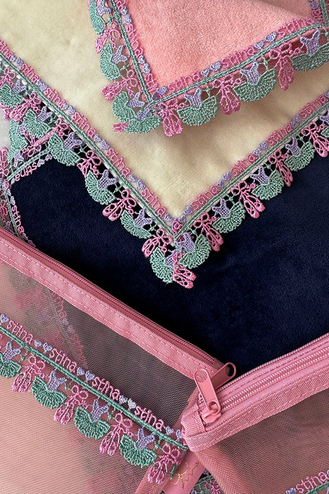 Chikazawa Lace Co. × stina Ballerina Mini Pouch