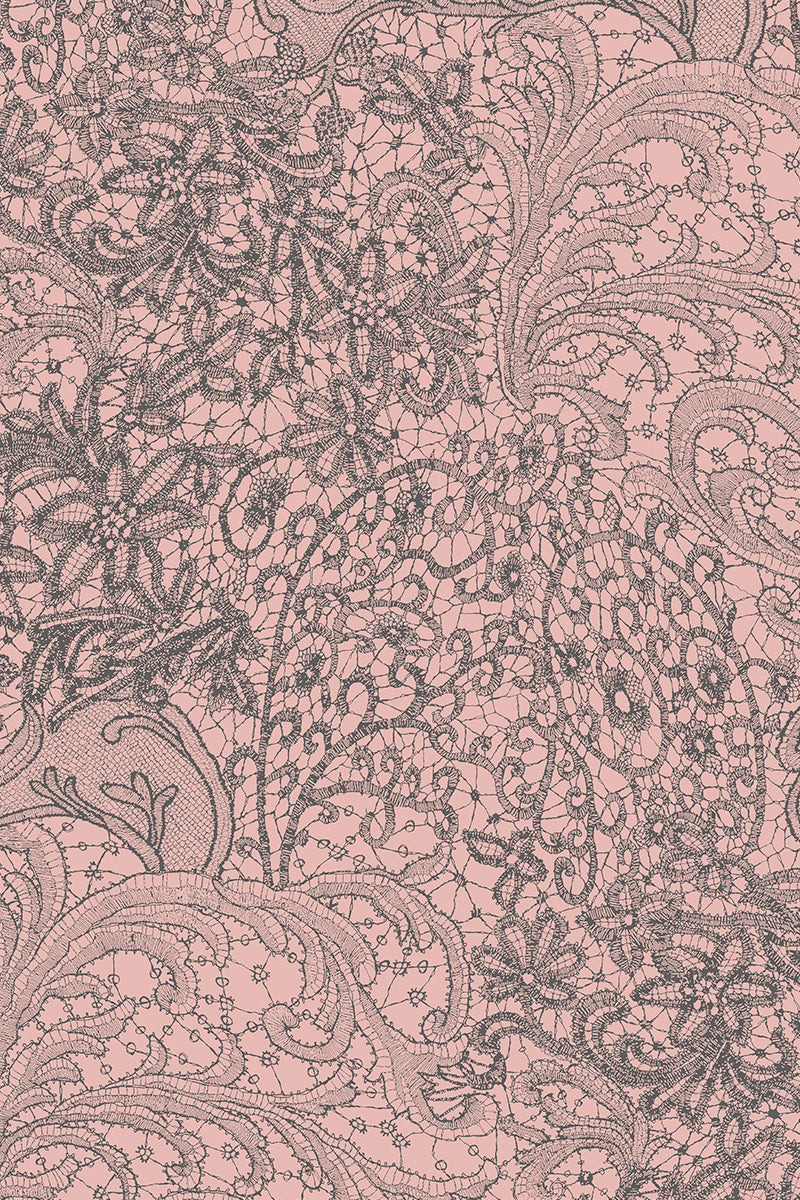 type Y neck ribbon / eternal lace melty pink / kids / girl