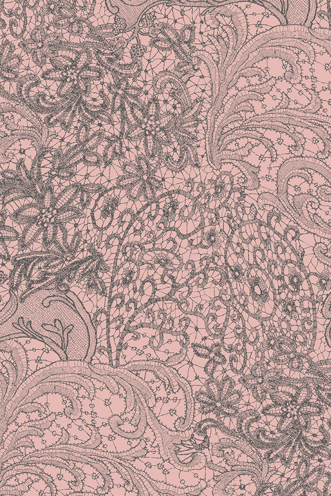 Type Y Neck Ribbon / Eternal Lace Melty Pink / Kids / Girl