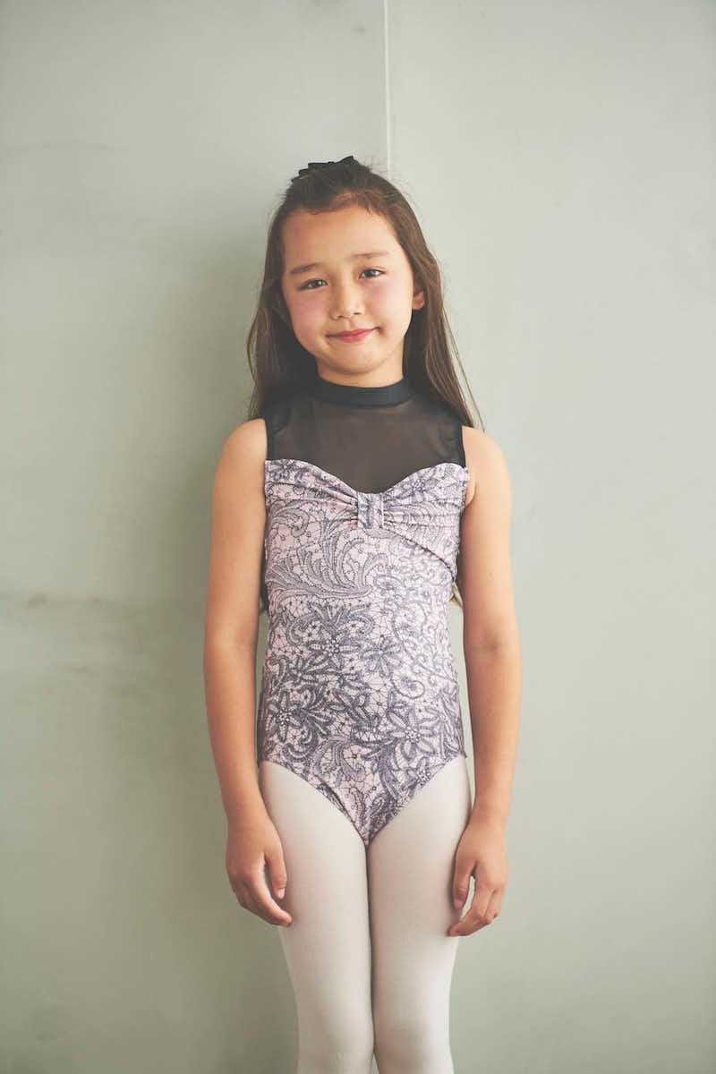 type Y neck ribbon / eternal lace melty pink / kids / girl