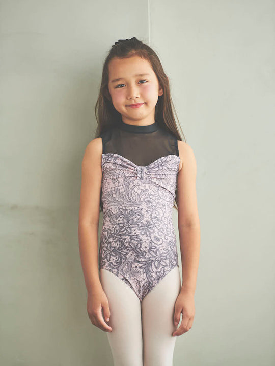type Y neck ribbon / eternal lace melty pink / kids / girl