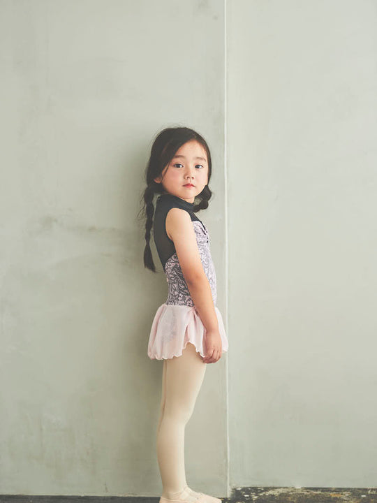 type Y neck ribbon / eternal lace melty pink / kids / girl