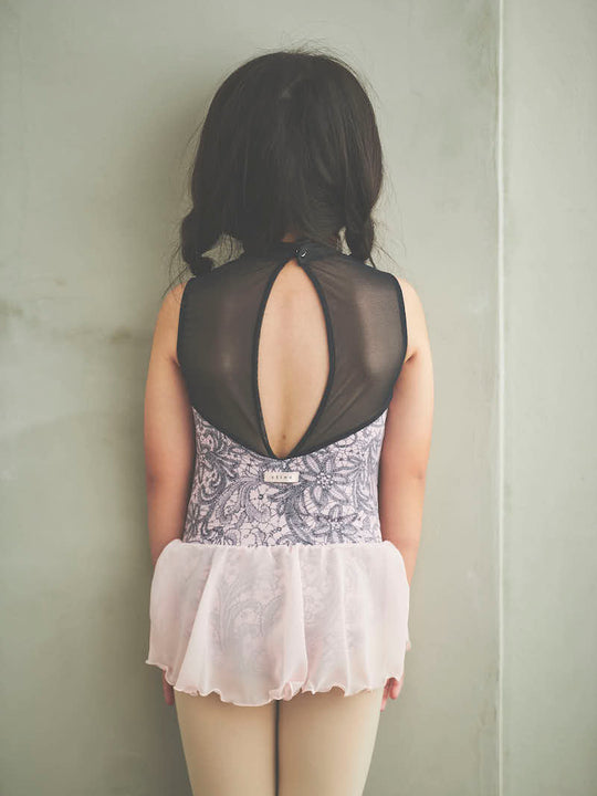 type Y neck ribbon / eternal lace melty pink / kids / girl