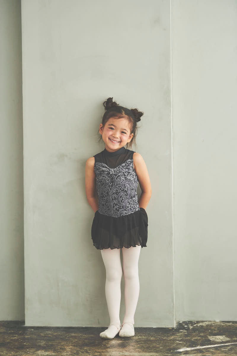type Y neck ribbon / eternal lace black / kids / girl