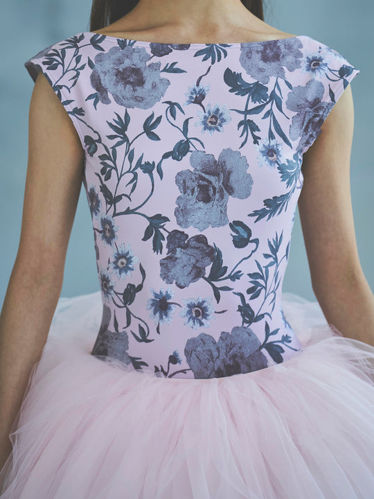 type K boat neck / old flower pink