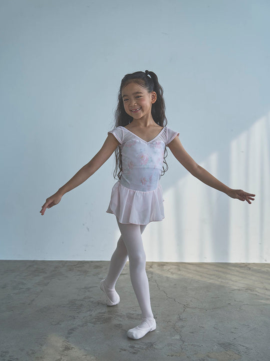 type H half sleeve / Asteria Pearl pink / kids & girl