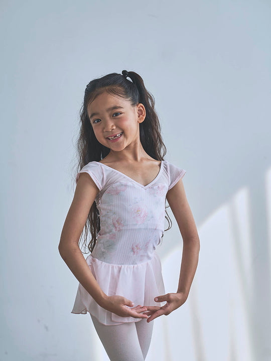 type H half sleeve / Asteria Pearl pink / kids & girl