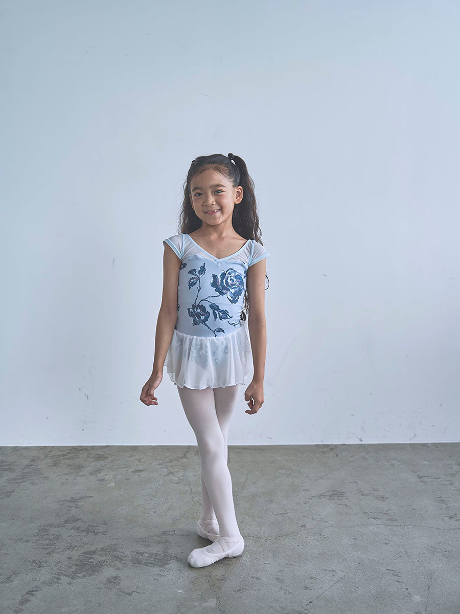 type H half sleeve / Polaris ice blue / kids & girl