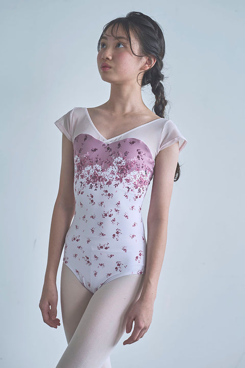 type H half sleeve / cosmos rose / kids & girl