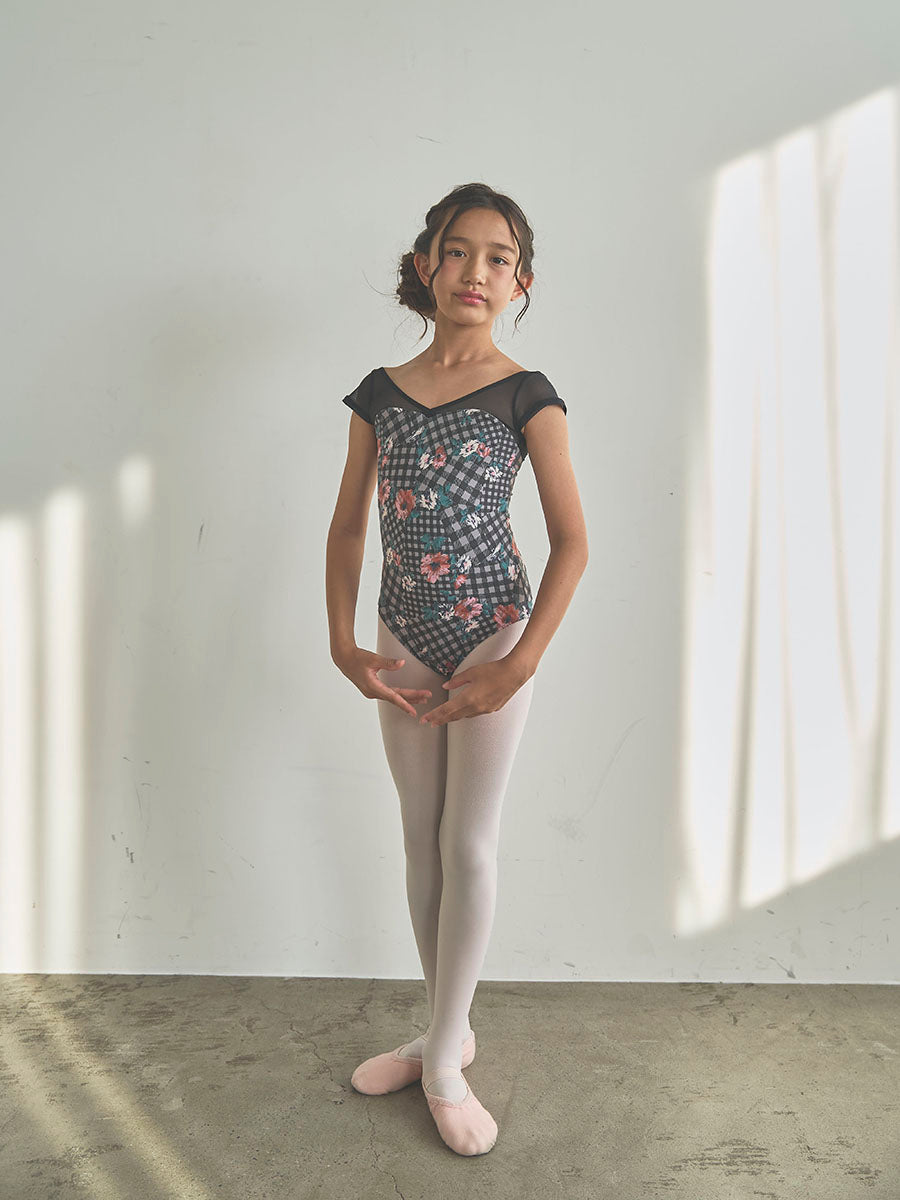 type H half sleeve / Stella charcoal / kids & girl