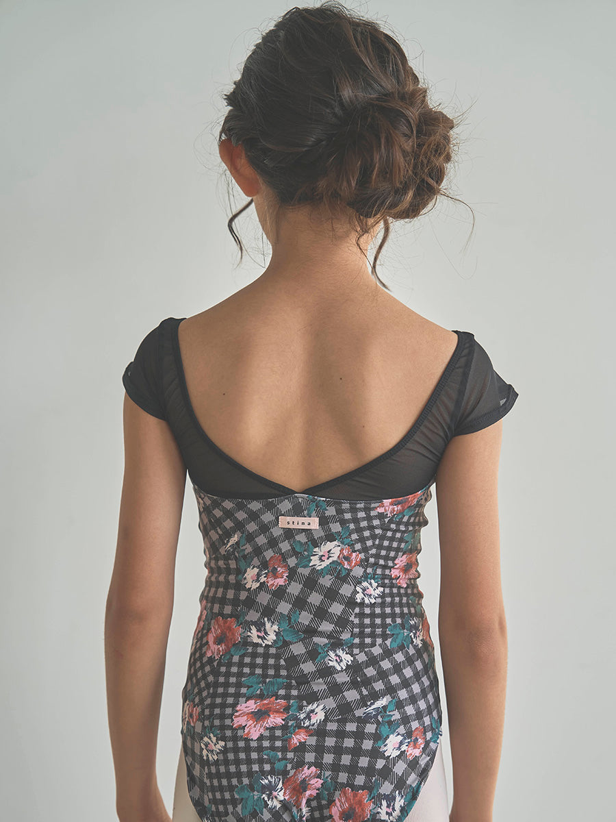 type H half sleeve / Stella charcoal / kids & girl