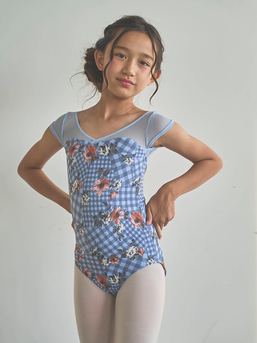 type H half sleeve / Stella slate blue / kids & girl