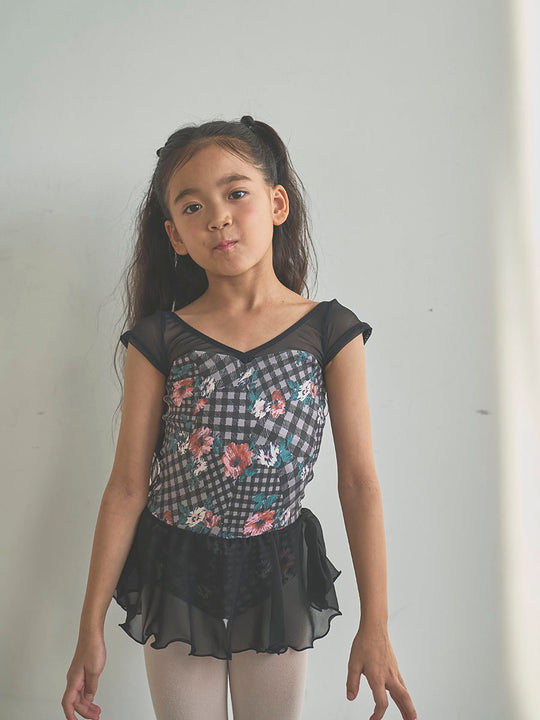type H half sleeve / Stella charcoal / kids & girl