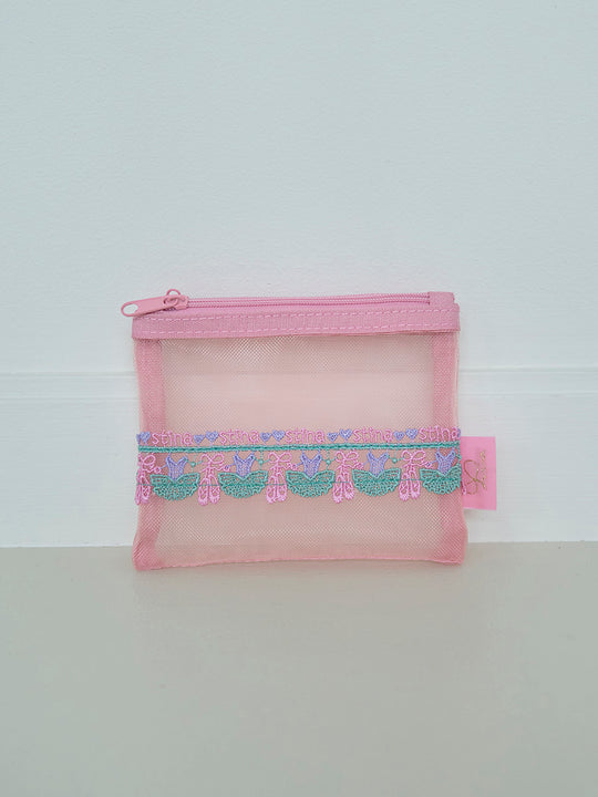 近沢レース店 × stina mini pouch