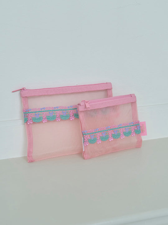 近沢レース店 × stina pouch