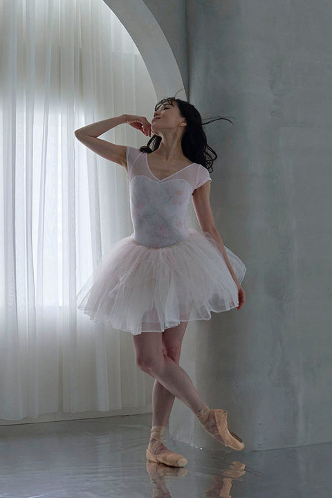type H half sleeve / Asteria Pearl pink