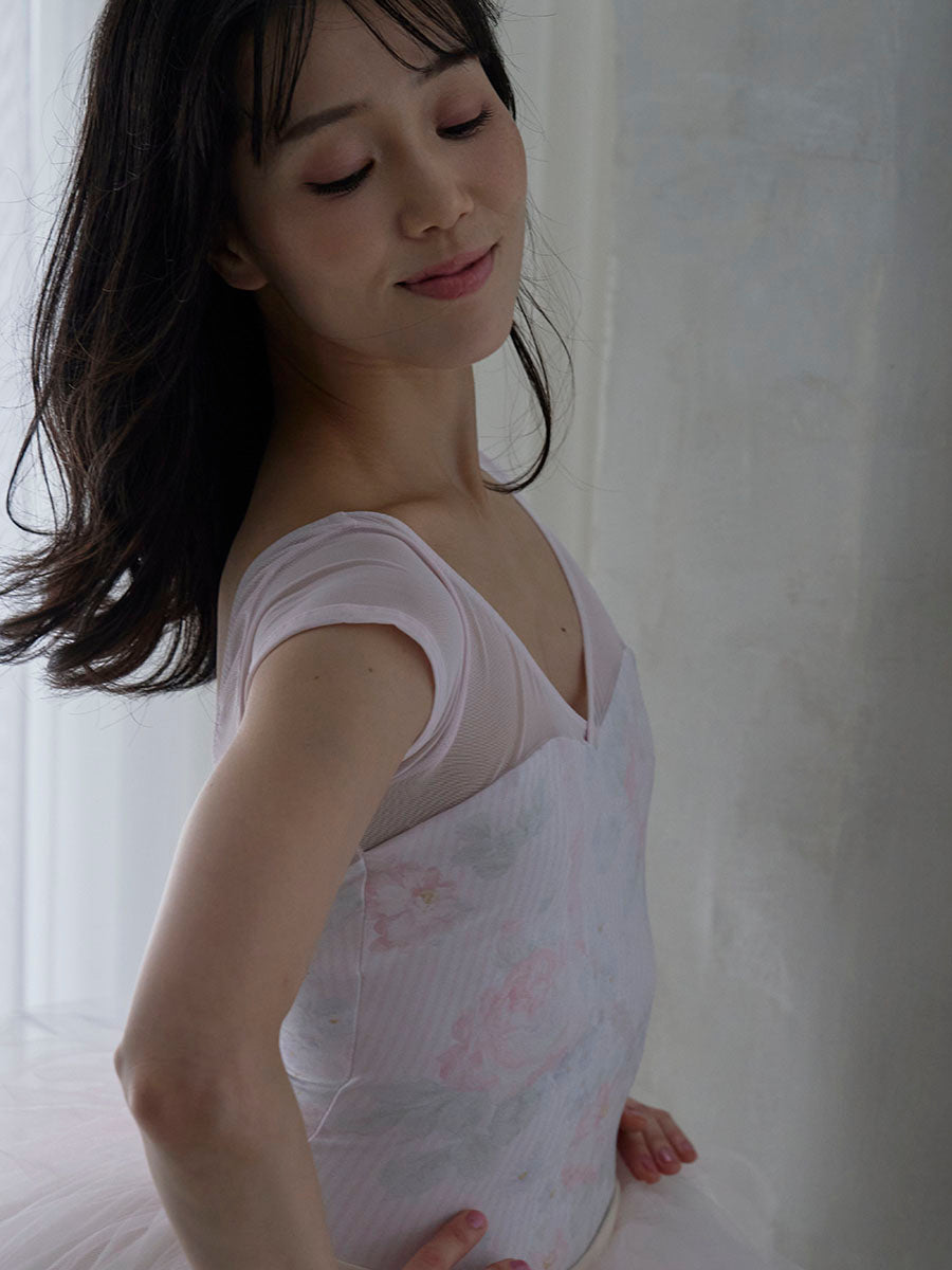 type H half sleeve / Asteria Pearl pink
