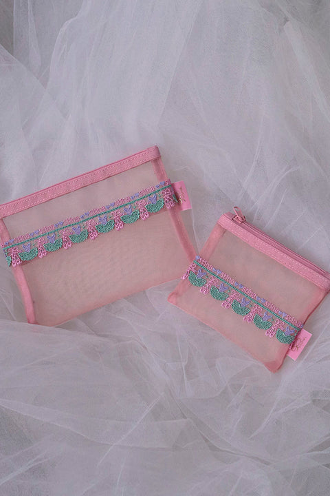 Chikazawa Lace Co. × stina Ballerina Pouch