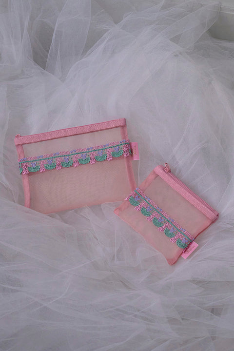 Chikazawa Lace Co. × stina Ballerina Mini Pouch