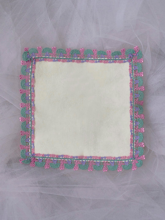 近沢レース店 × stina leotard handkerchief cream mini