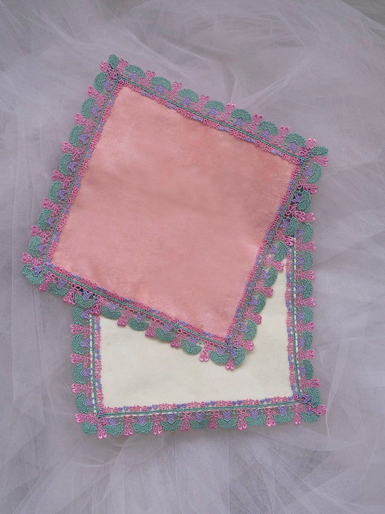 近沢レース店 × stina leotard handkerchief peach