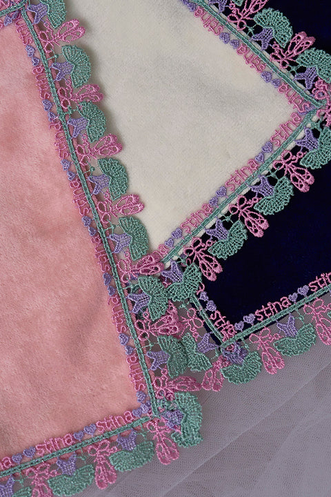Chikazawa Lace Co. × stina Ballerina Handkerchief Peach Mini