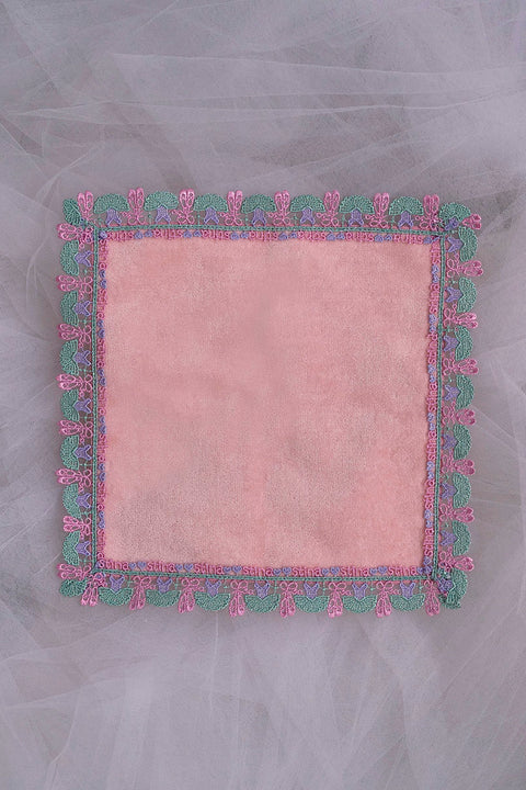 Chikazawa Lace Co. × stina Ballerina Handkerchief (Peach)
