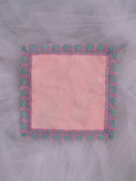 近沢レース店 × stina leotard handkerchief peach