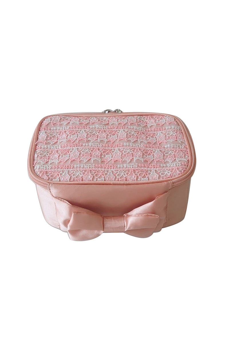 近沢レース店 × stina      leotard vanity pouch