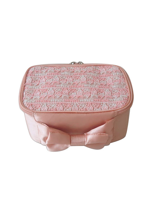 近沢レース店 × stina      leotard vanity pouch