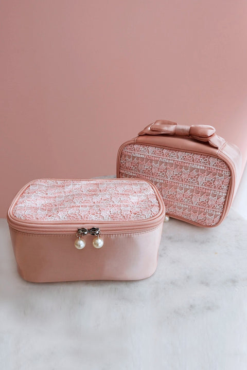 Chikazawa Lace Co. × stina Leotard Vanity Pouch