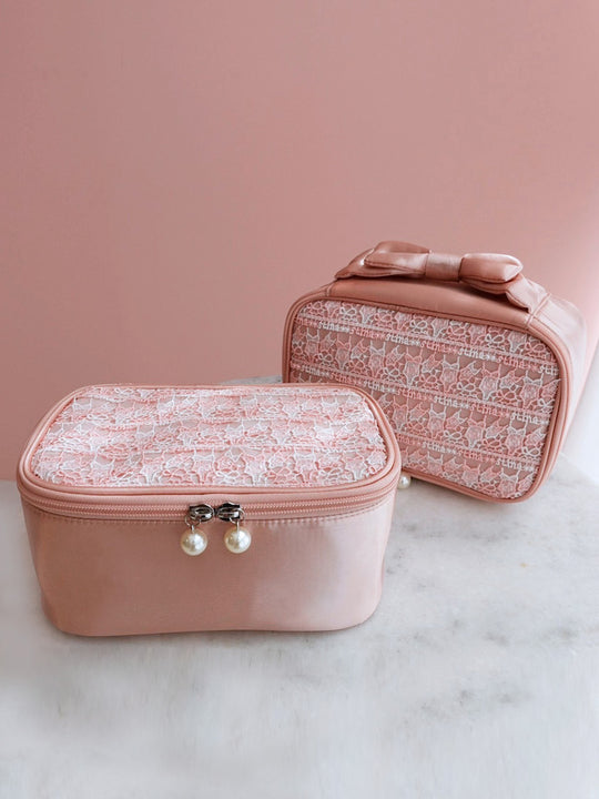 近沢レース店 × stina      leotard vanity pouch