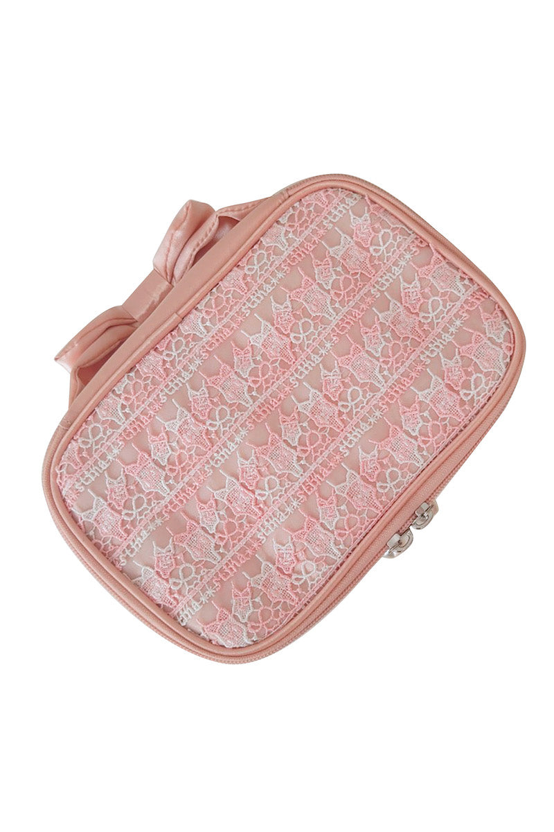 近沢レース店 × stina      leotard vanity pouch