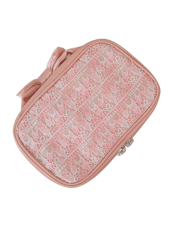 近沢レース店 × stina      leotard vanity pouch