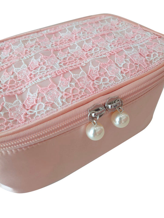 近沢レース店 × stina      leotard vanity pouch