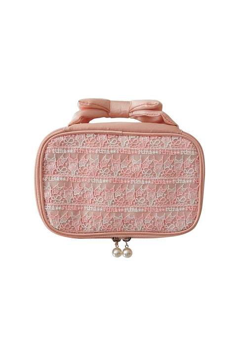 Chikazawa Lace Co. × stina Leotard Vanity Pouch