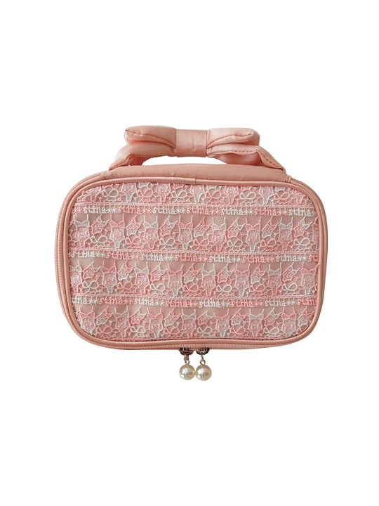 近沢レース店 × stina      leotard vanity pouch