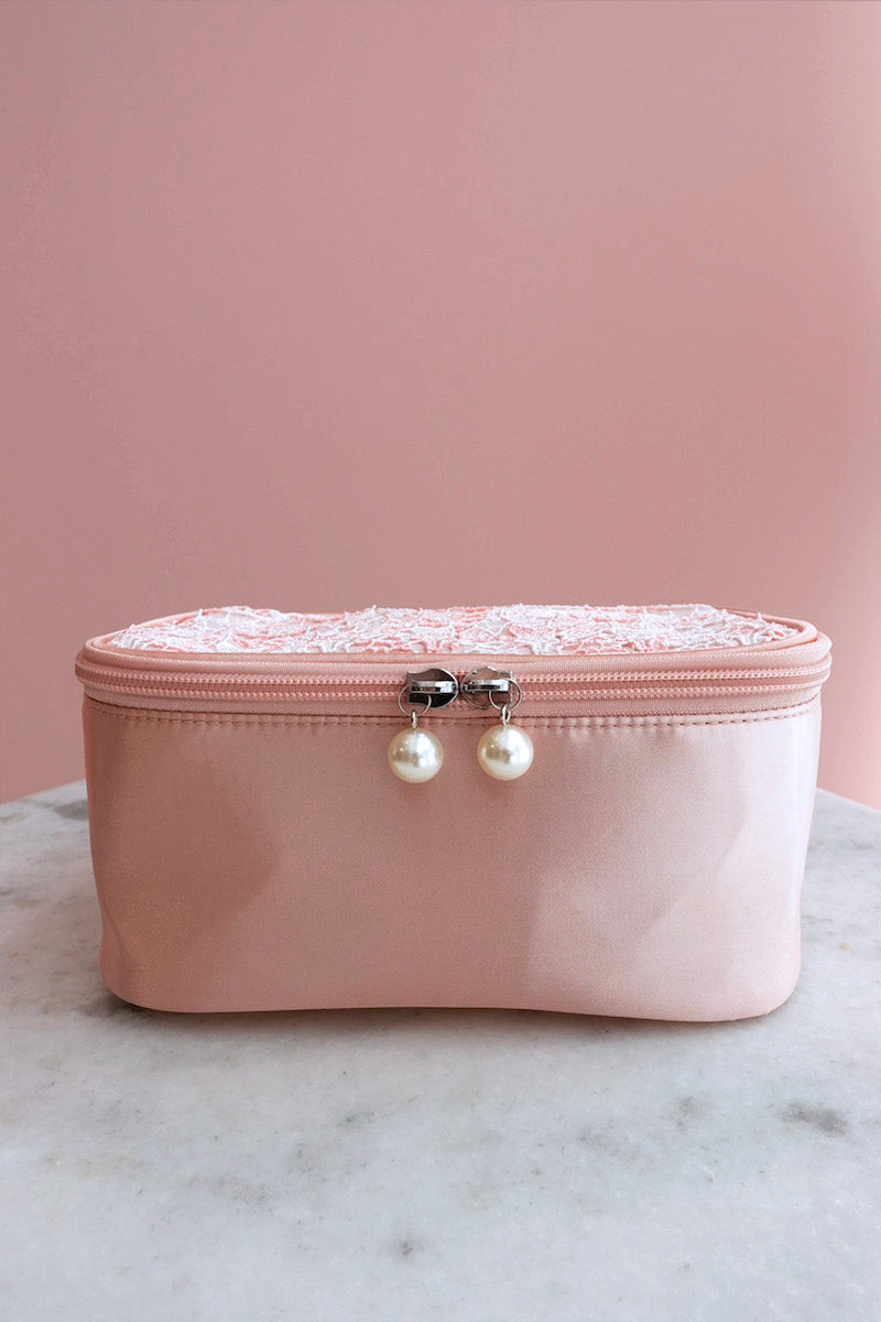 近沢レース店 × stina      leotard vanity pouch