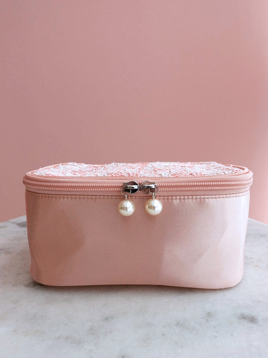 近沢レース店 × stina      leotard vanity pouch