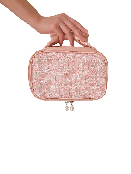 近沢レース店 × stina      leotard vanity pouch