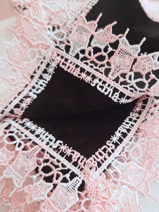 近沢レース店 × stina    leotard handkerchief 【2枚set】/  black-black