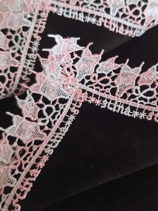 近沢レース店 × stina    leotard handkerchief 【2枚set】/  black-black