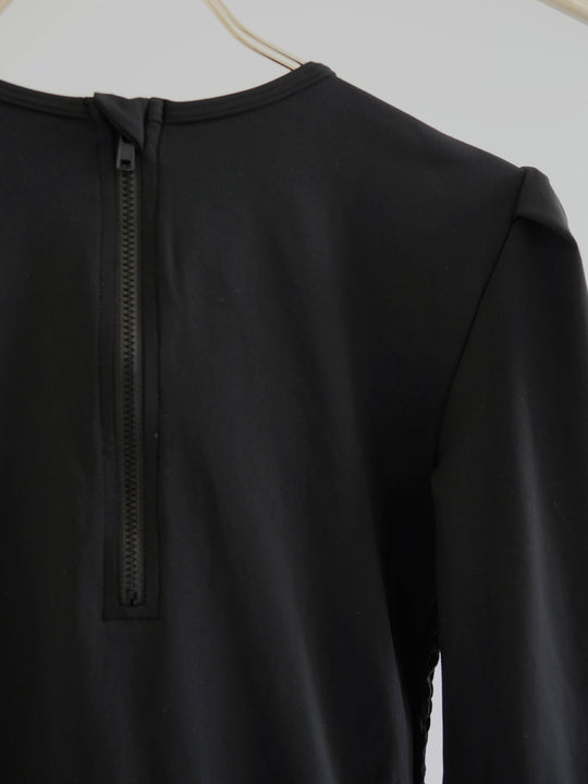 Prelude shirring tops long / black