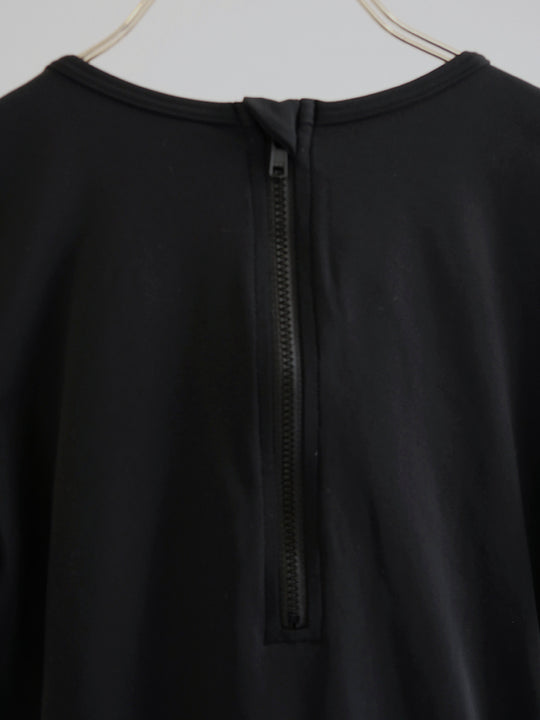 Prelude shirring tops long / black