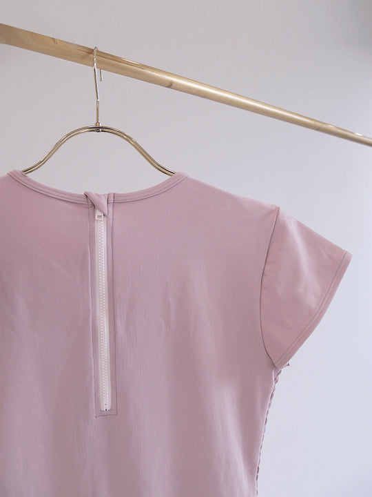 Prelude shirring tops cap / dusty pink